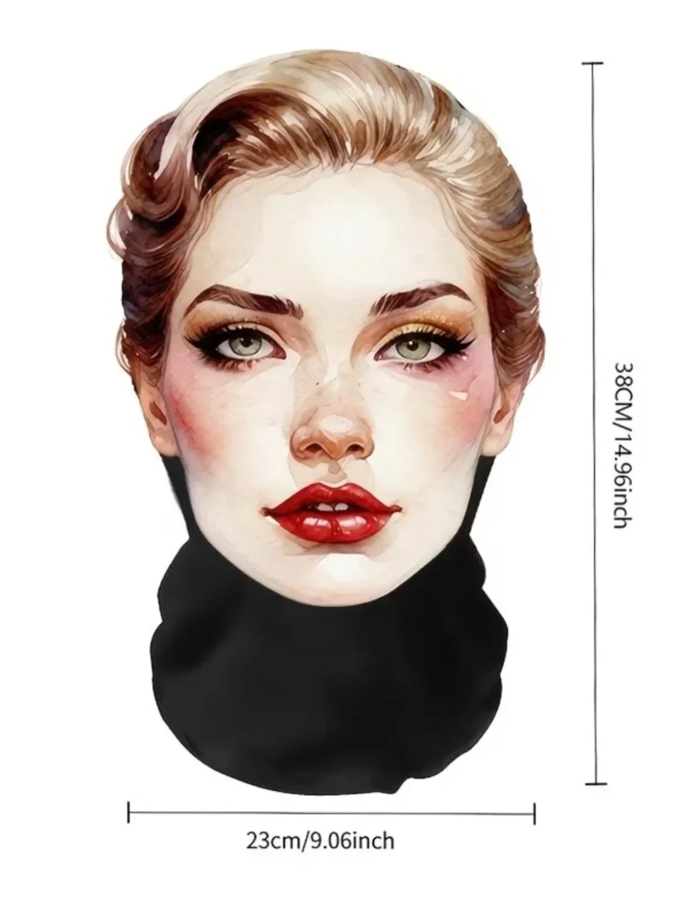 Realistic Woman Face Balaclava Mask* Halloween Or Costume Fun*Cosplay*Sissy*NIP